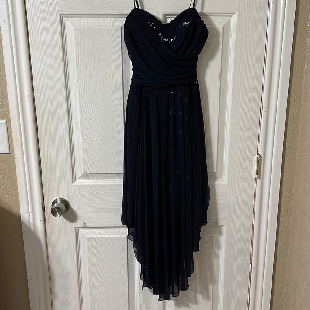 City triangles navy blue formal dress size 3